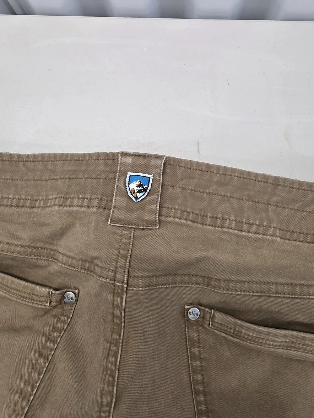 KÜHL RYDR Lite Klassik Fit Hiking Outdoor Pants Brown Men's Size 38x32